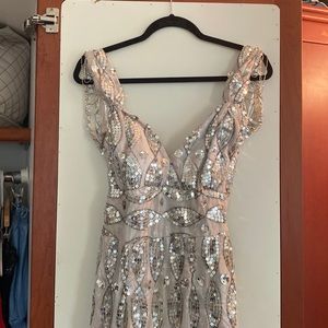 Gorgeous vintage sequin formal dress